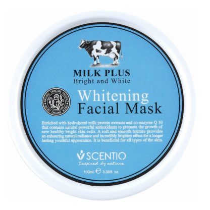 Scentio Milk Plus Whitening Q10 Facial Mask