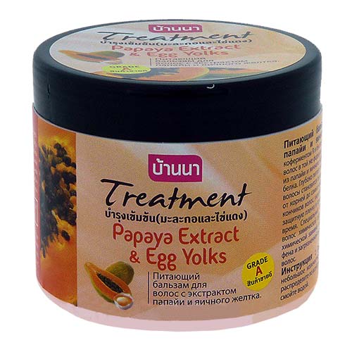 Delicate Hair Mask Papaya and Egg Yolk Banna | Doctor Thailand - Cosmetics,  Medicines and Goods from Thailand