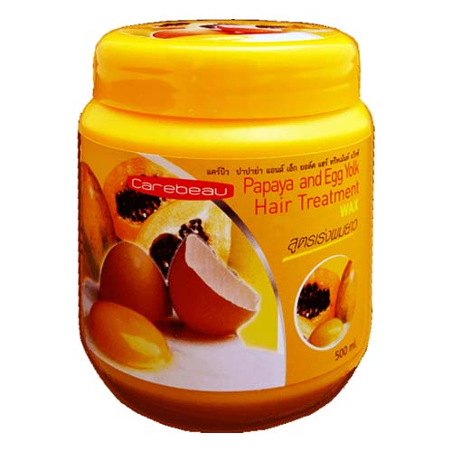 Hair mask with papaya and yolk Carebeau (500 grams) | Doctor Thailand -  Cosmetics, Medicines and Goods from Thailand
