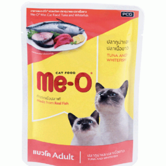 Me-O Pouch Tuna with White Fish 80g*12 pcs
