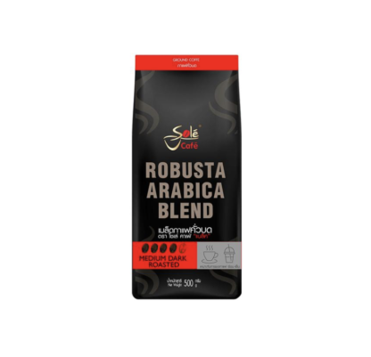 SOLE CAFE Black Roast & Ground Coffee 500g