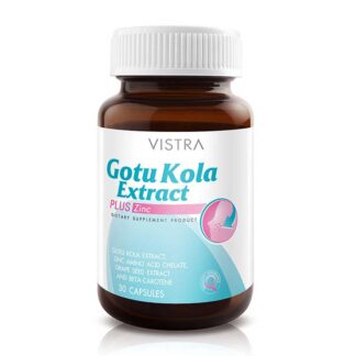 Gotu Kola Extract Plus Zinc Vistra 30caps