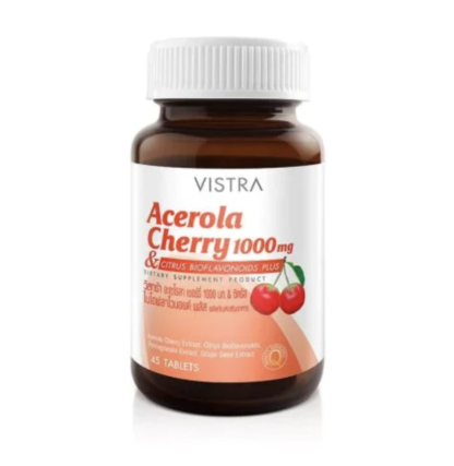 VISTRA Acerola Cherry 1000mg & Citrus Bioflavonoids Plus